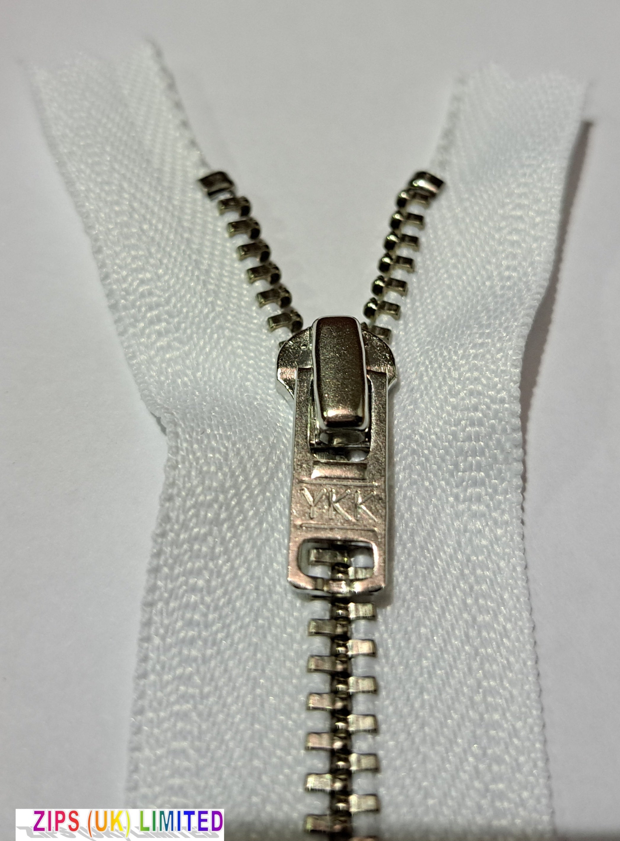 YGNC 456 Nickel Silver Trouser Zips 23cm/9" Zip
