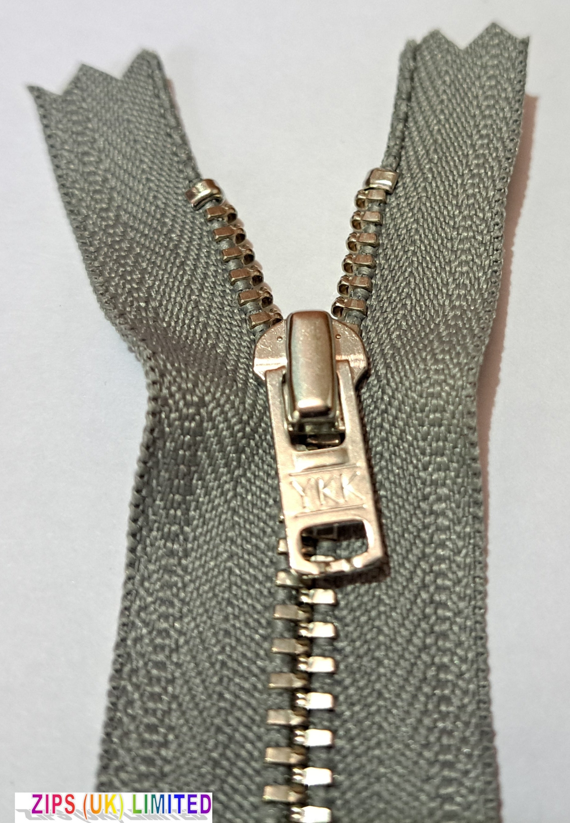 YGNC 456 Nickel Silver Trouser Zips 23cm/9" Zip
