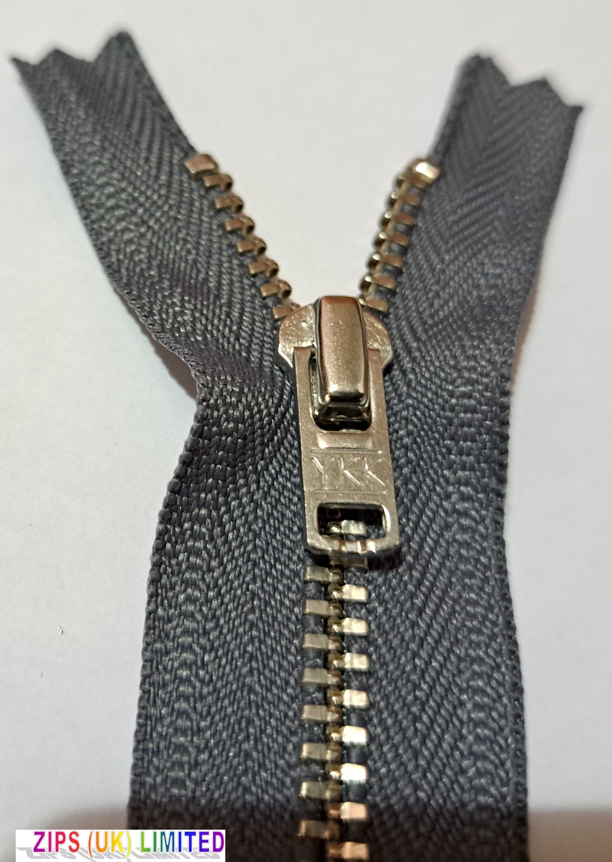 YGNC 456 Nickel Silver Trouser Zips 18cm/7" Zip