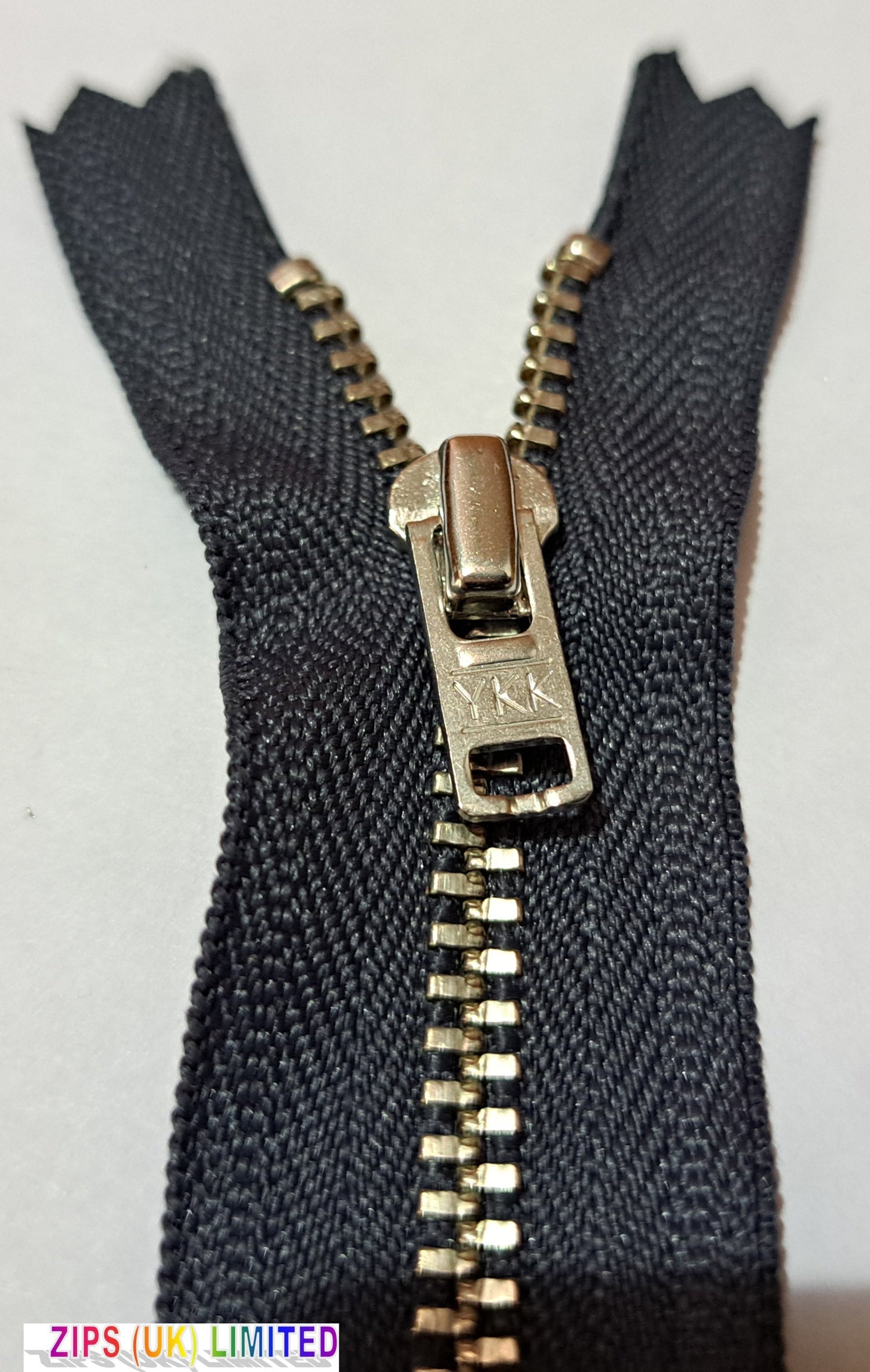 YGNC 456 Nickel Silver Trouser Zips 18cm/7" Zip
