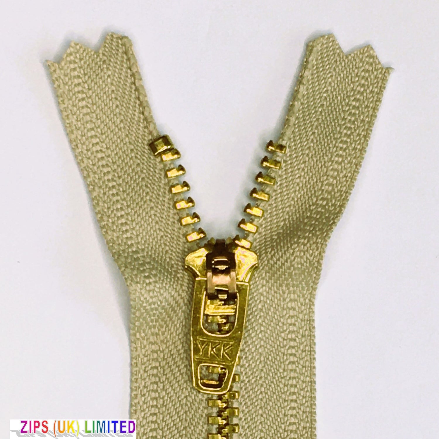 YGC459 Brass Jean Zip 13cm/5" Zip