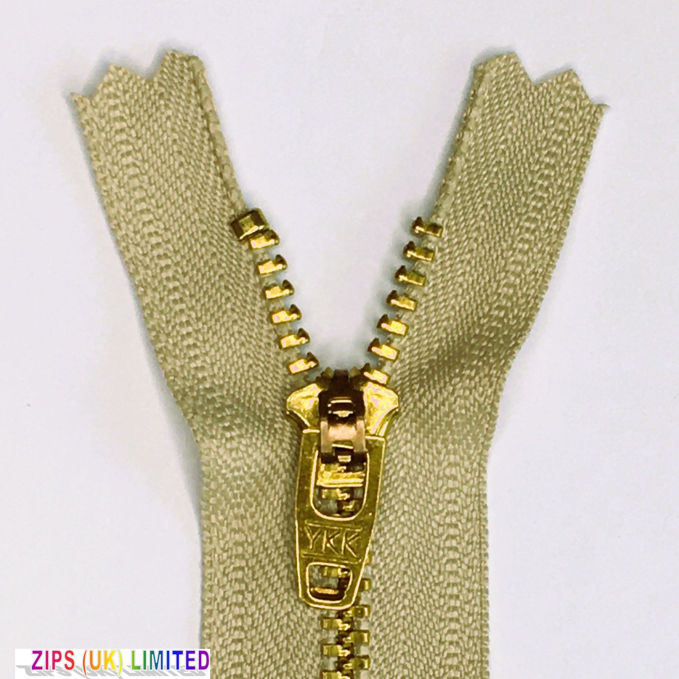 YGC459 Brass Jean Zip 13cm/5" Zip