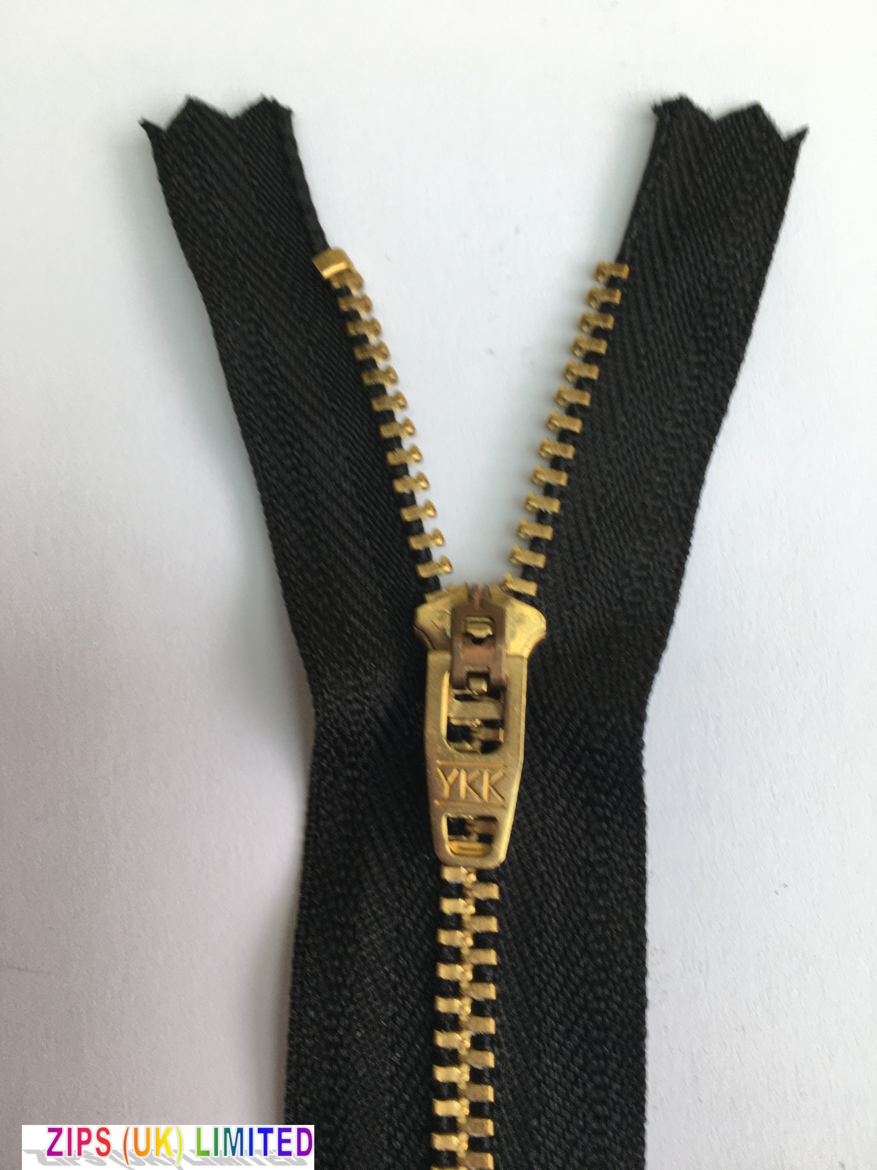 YGC459 Brass Jean Zip 20cm/8" Zip