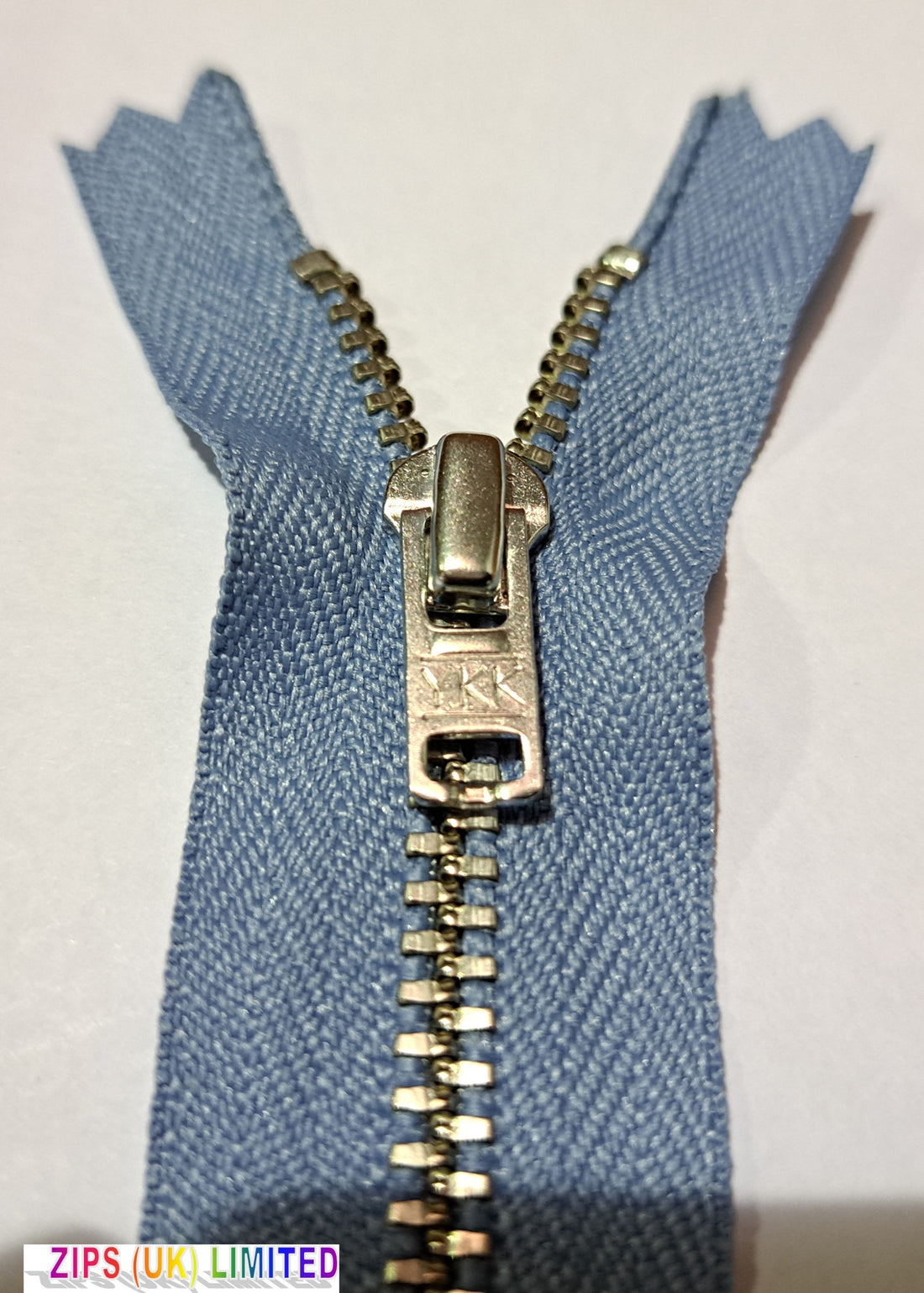 YGNC 456 Nickel Silver Trouser Zips 18cm/7" Zip