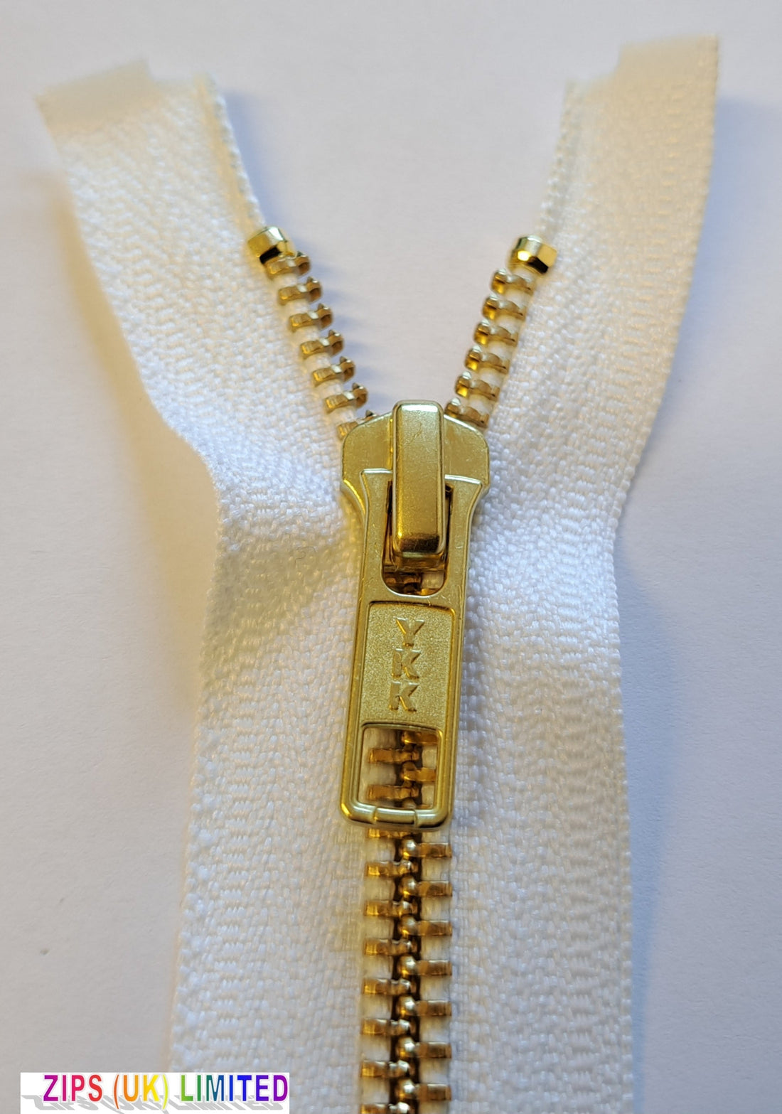 RGOR56 Golden Brass Heavy Weight Open End 51cm/20" Zip