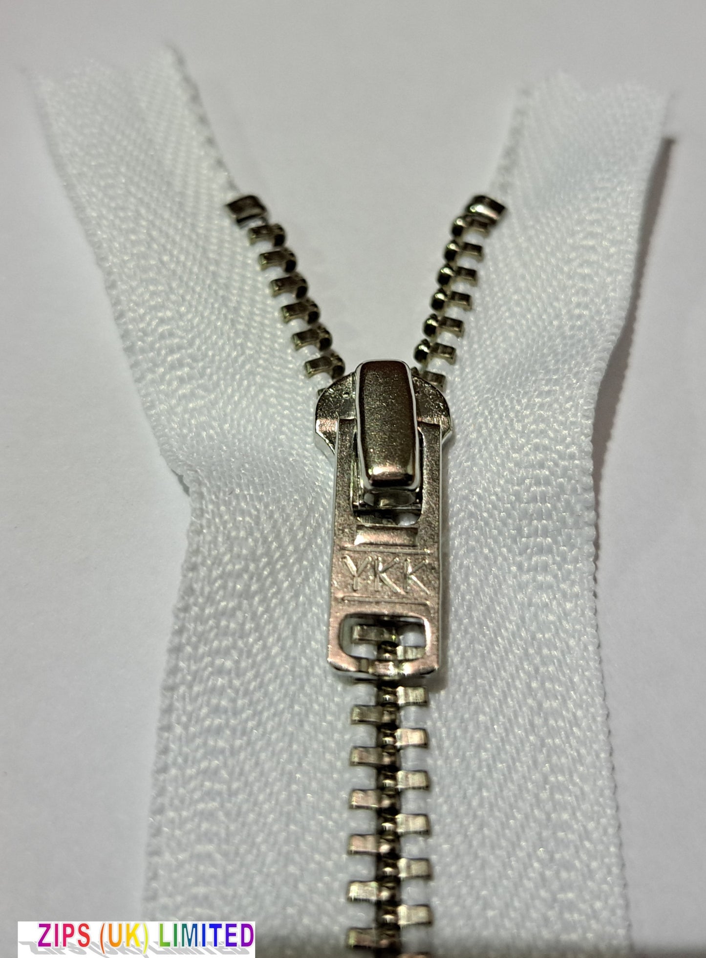 YGNC 456 Nickel Silver Trouser Zips 20cm/8"